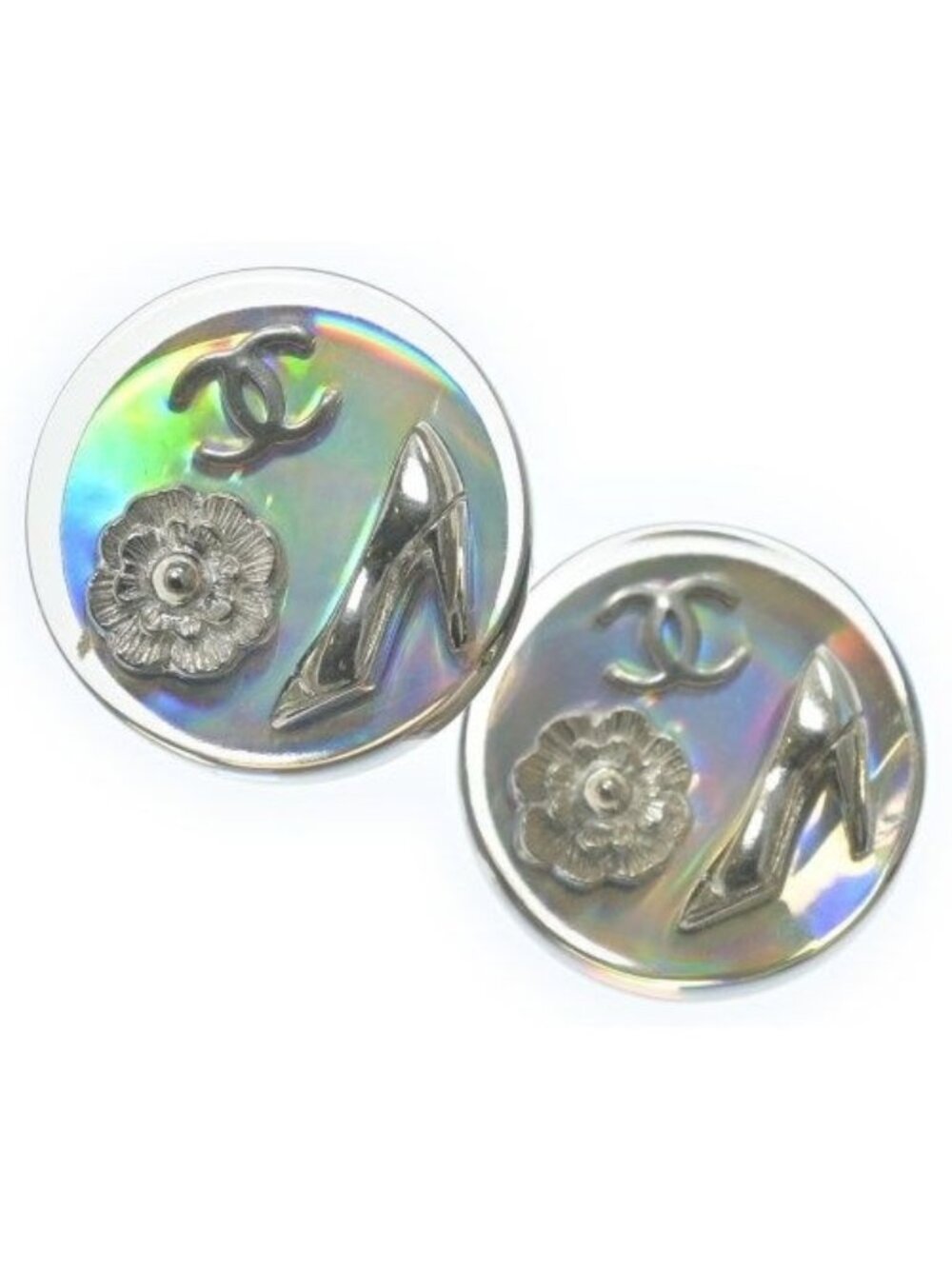 Chanel Earrings Silver